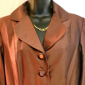 Classic Brown Two-Piece Suit